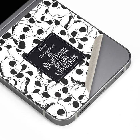 Disney The Nightmare Before Christmas Jack Skellington Pattern Galaxy Z Flip6 Skin